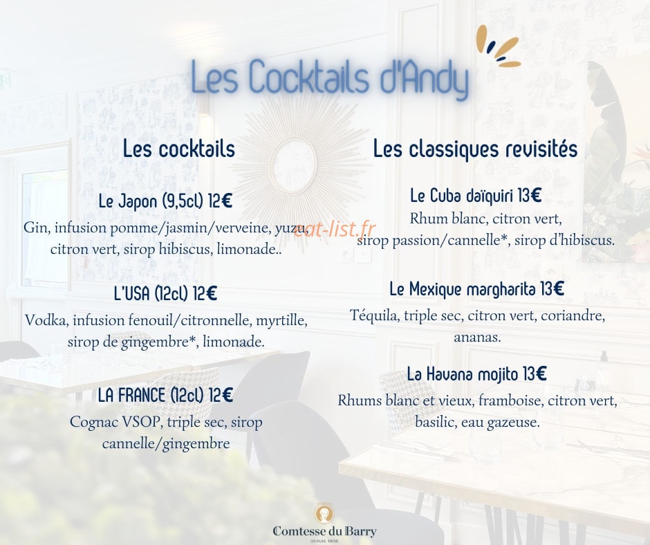 Comtesse du Barry — carte page 4