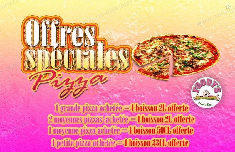 Foody's — carte page 1