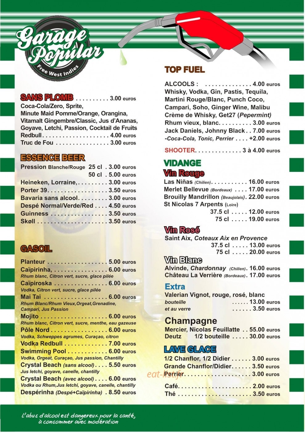 Garage Popular — carte page 1