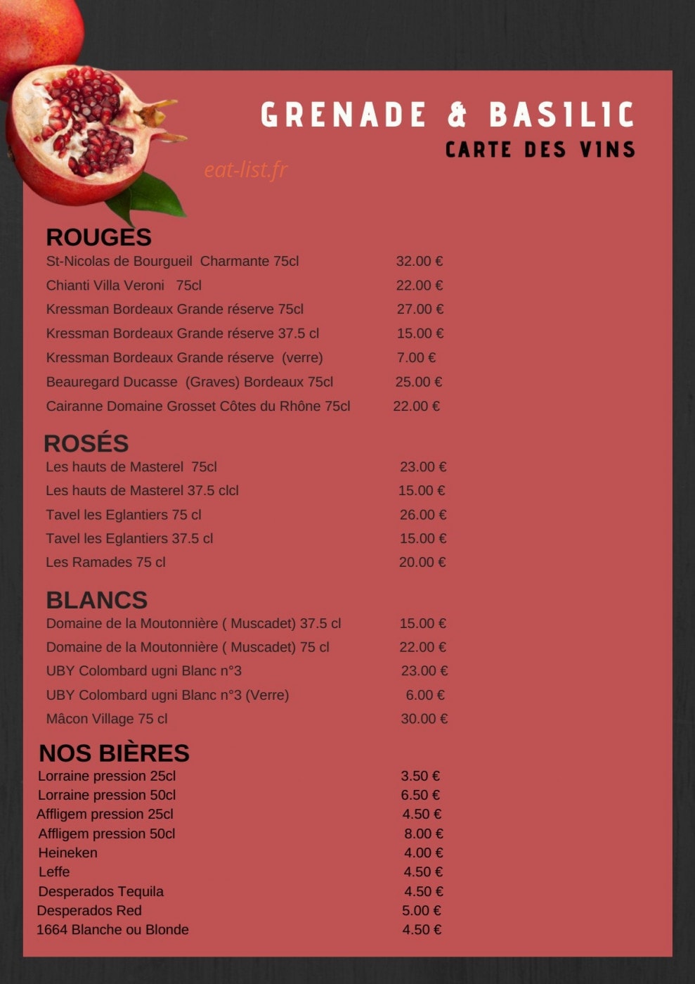 Grenade et Basilic — carte page 3
