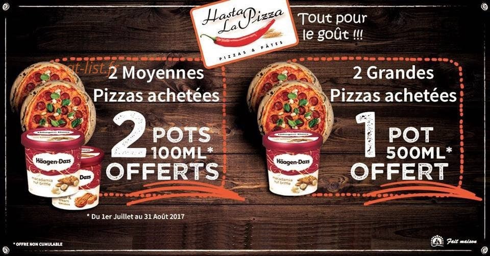Carte et menu de Hasta La Pizza à Fort de France — Informations supplementaires