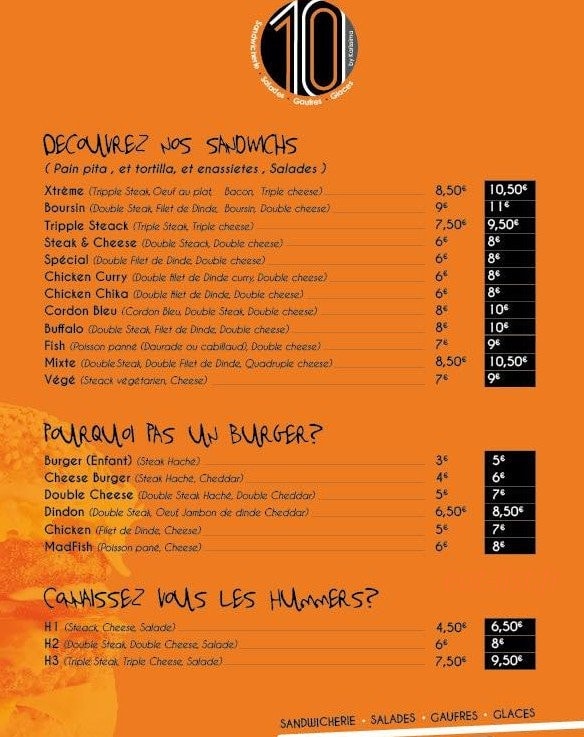 Le 10 — carte page 1