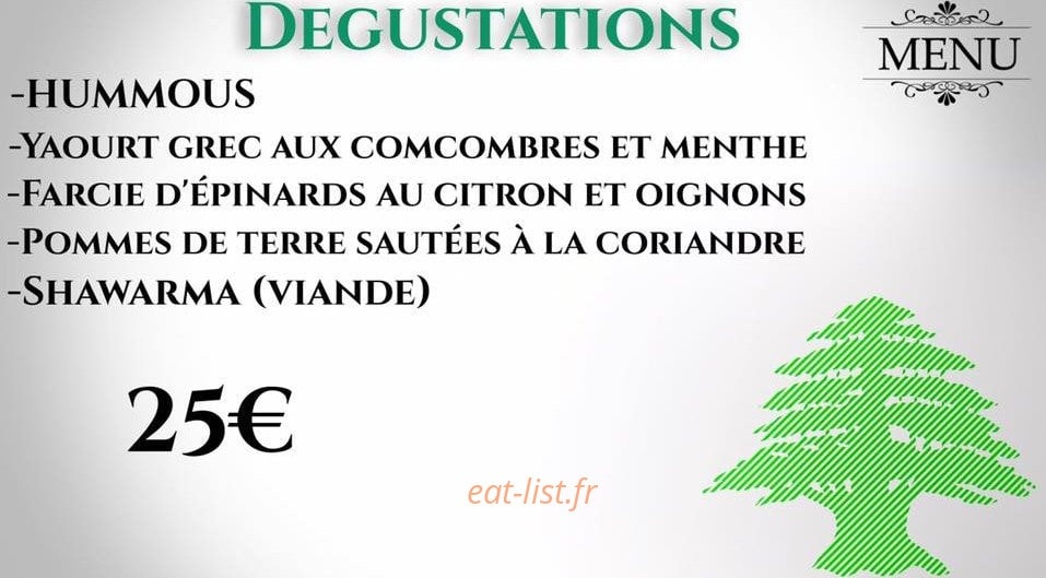 Le Cèdre — carte page 6