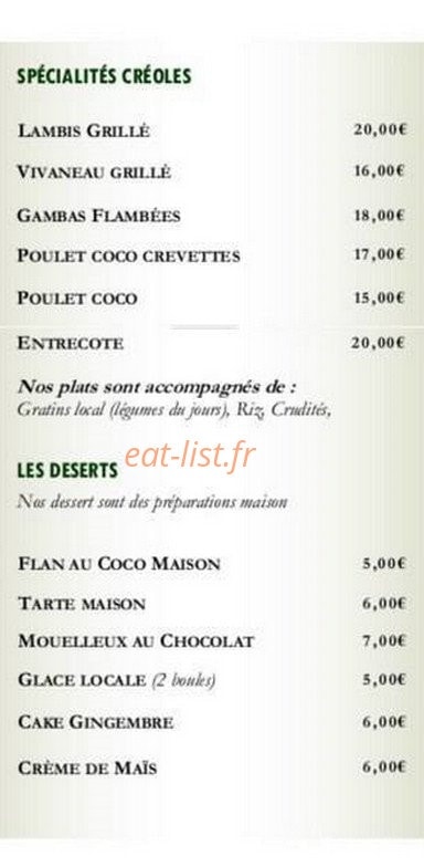 Le Kwi Vert — carte page 3