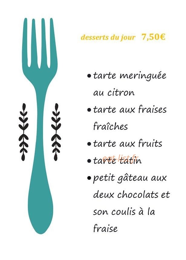 Le Topinambour — carte page 2