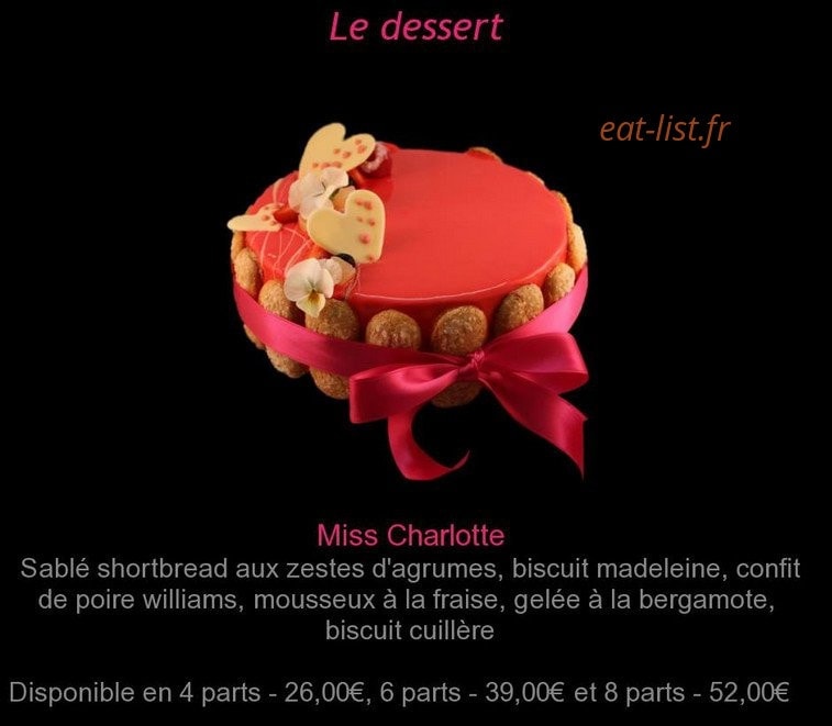 Carte et menu de Le Traiteur Gourmet à Fort de France — Les desserts
