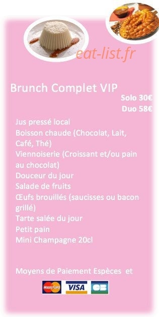 Les Brunchs de Sabine — carte page 5