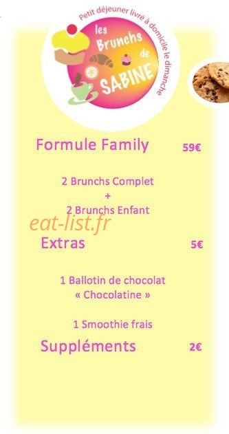 Les Brunchs de Sabine — carte page 4