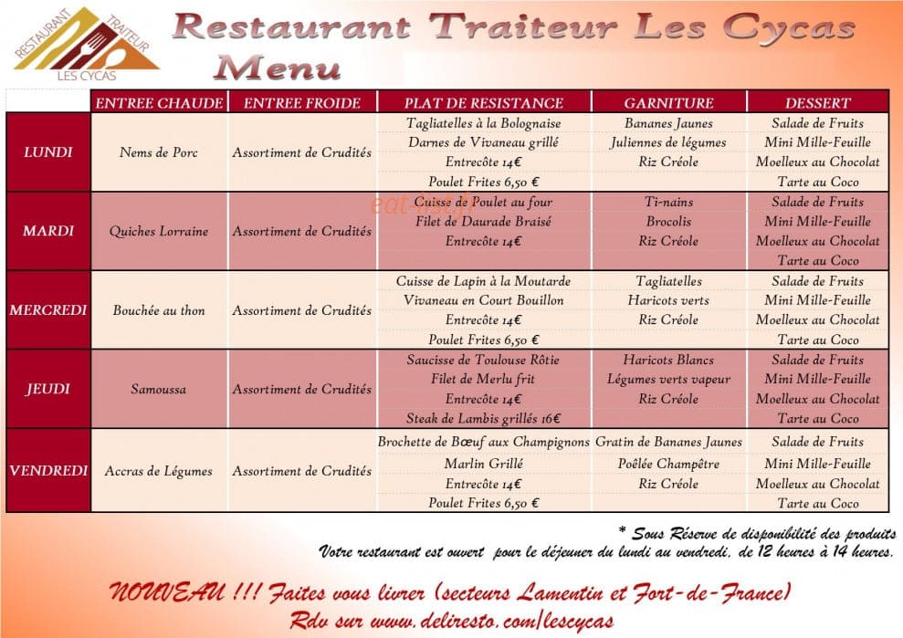 Les Cycas — carte page 1