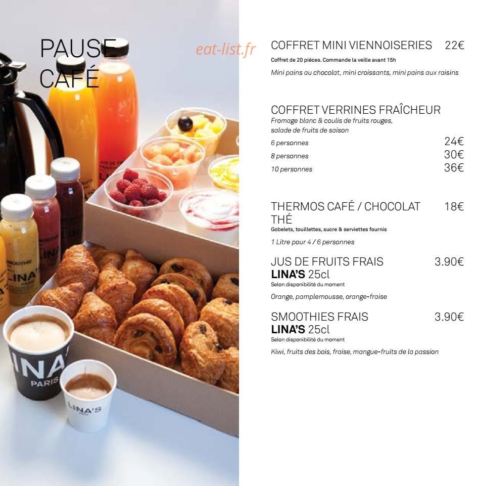 Lina's — carte page 6