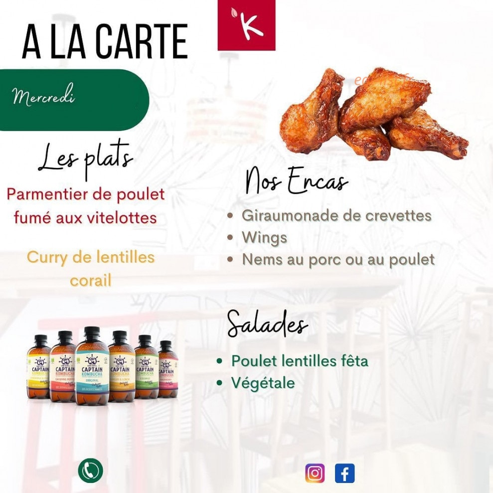 Lo K Food — carte page 1