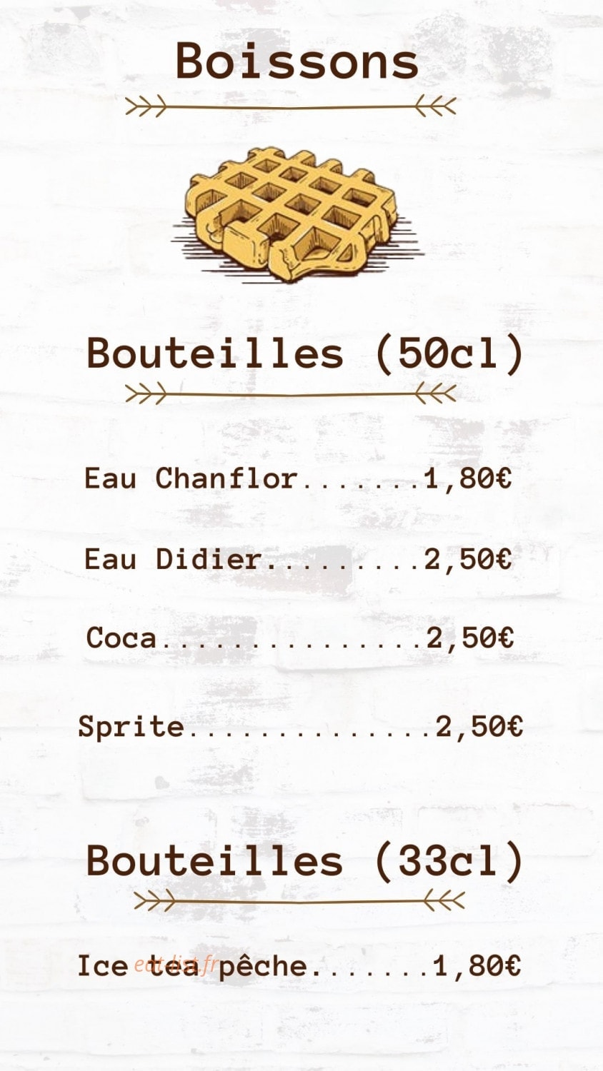 Ma Gaufre — carte page 3