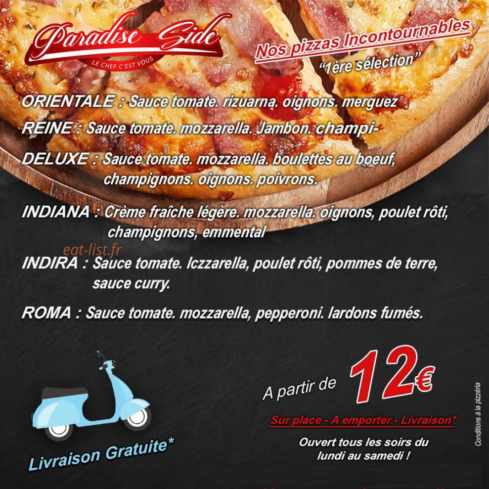 Paradise Side — carte page 3