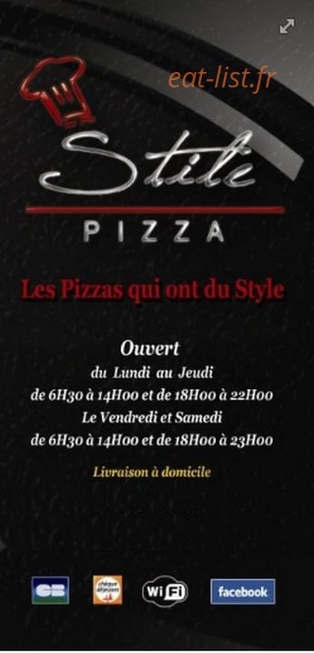 Stile Pizza — carte page 5