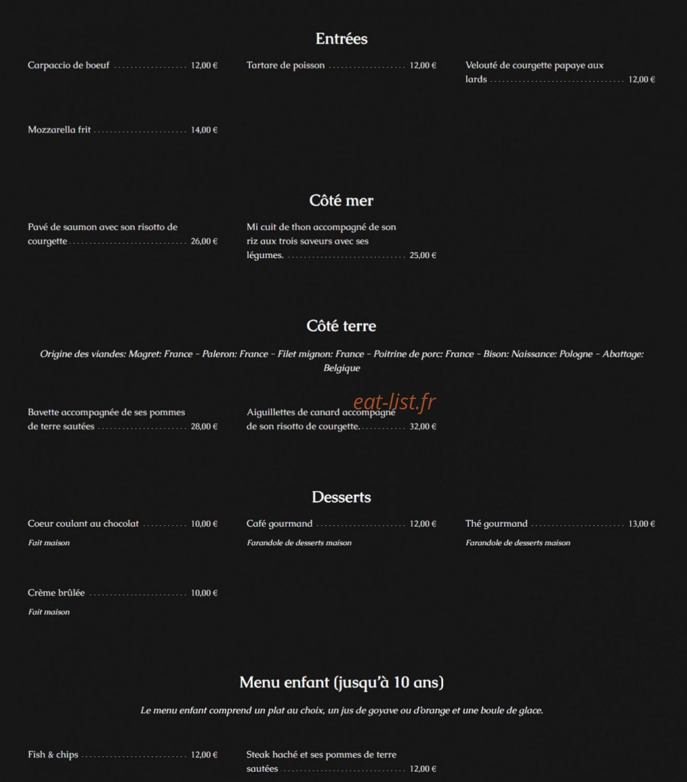 The Mark — carte page 1
