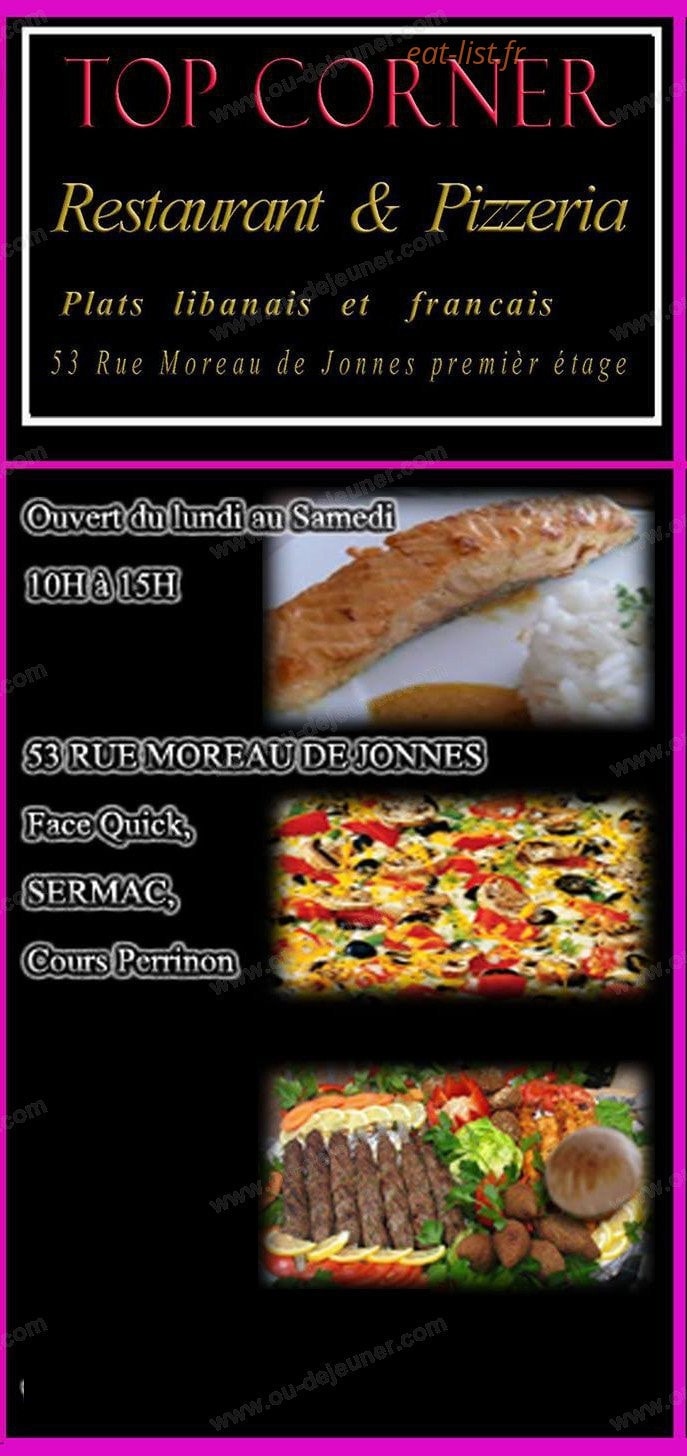 Top corner — carte page 1