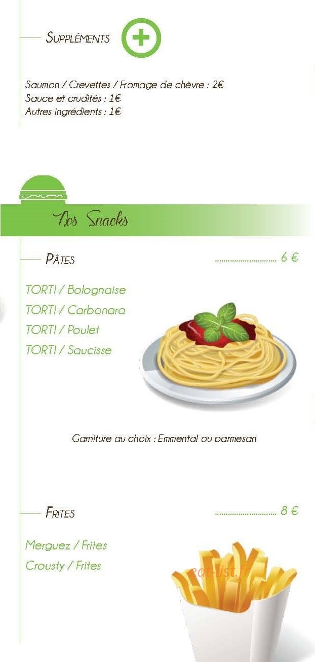 Top Salade — carte page 3