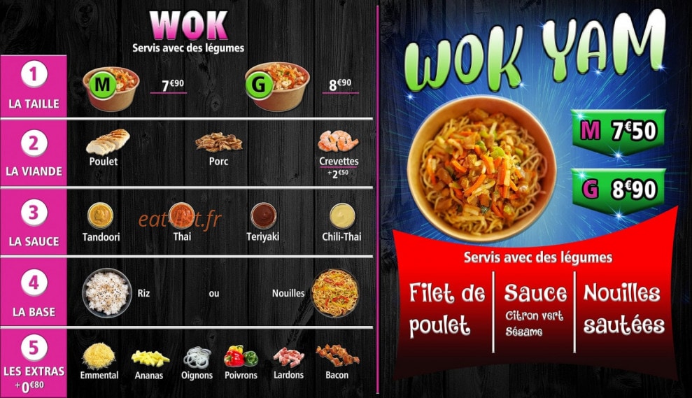 Wok Tacos — carte page 3