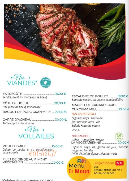 Le Paradis de l'Anse — carte page 2