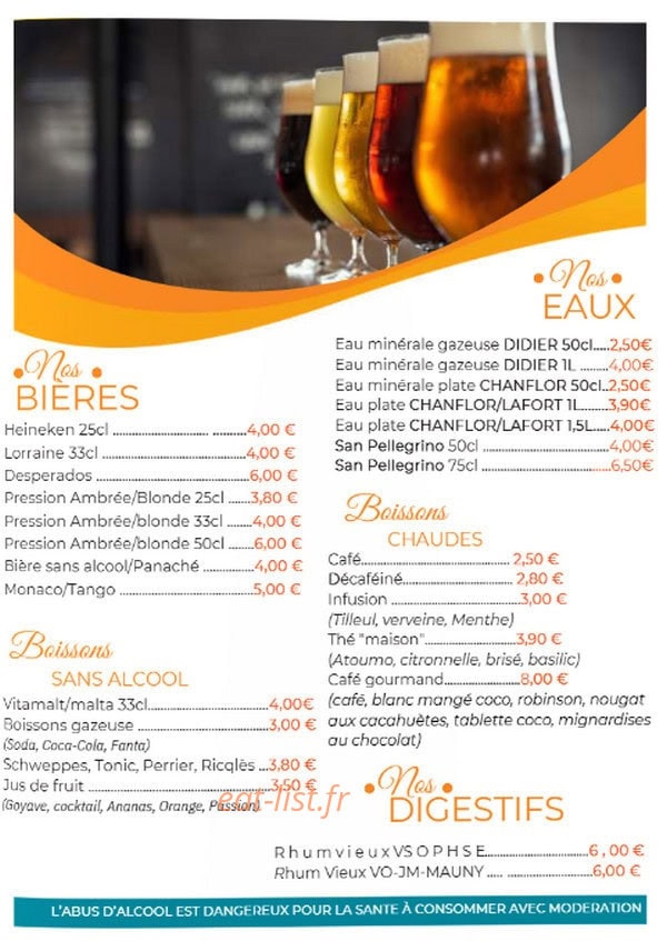 Le Paradis de l'Anse — carte page 7