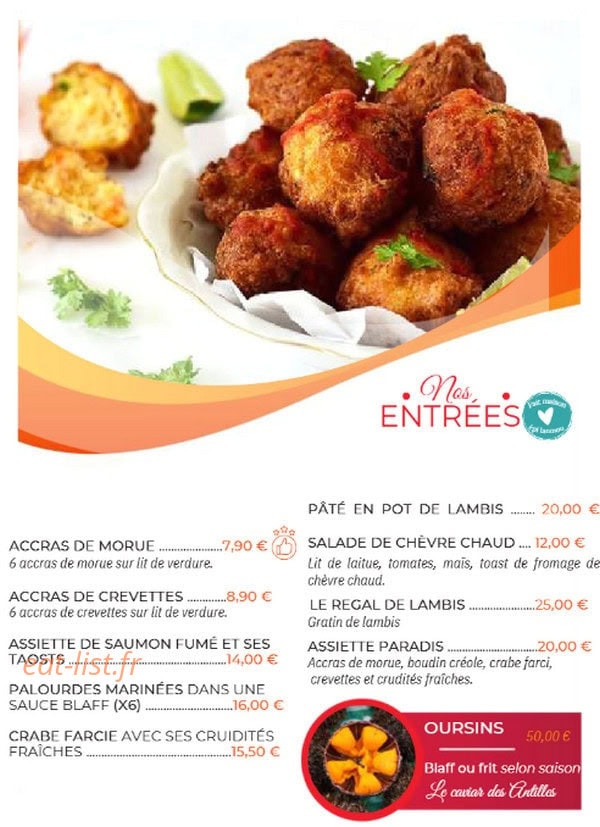 Le Paradis de l'Anse — carte page 1