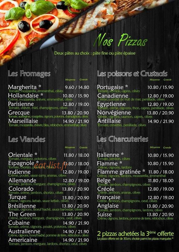 The Green — carte page 1