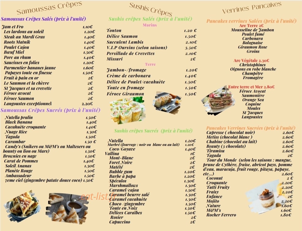 Arc-en-crêpes — carte page 3