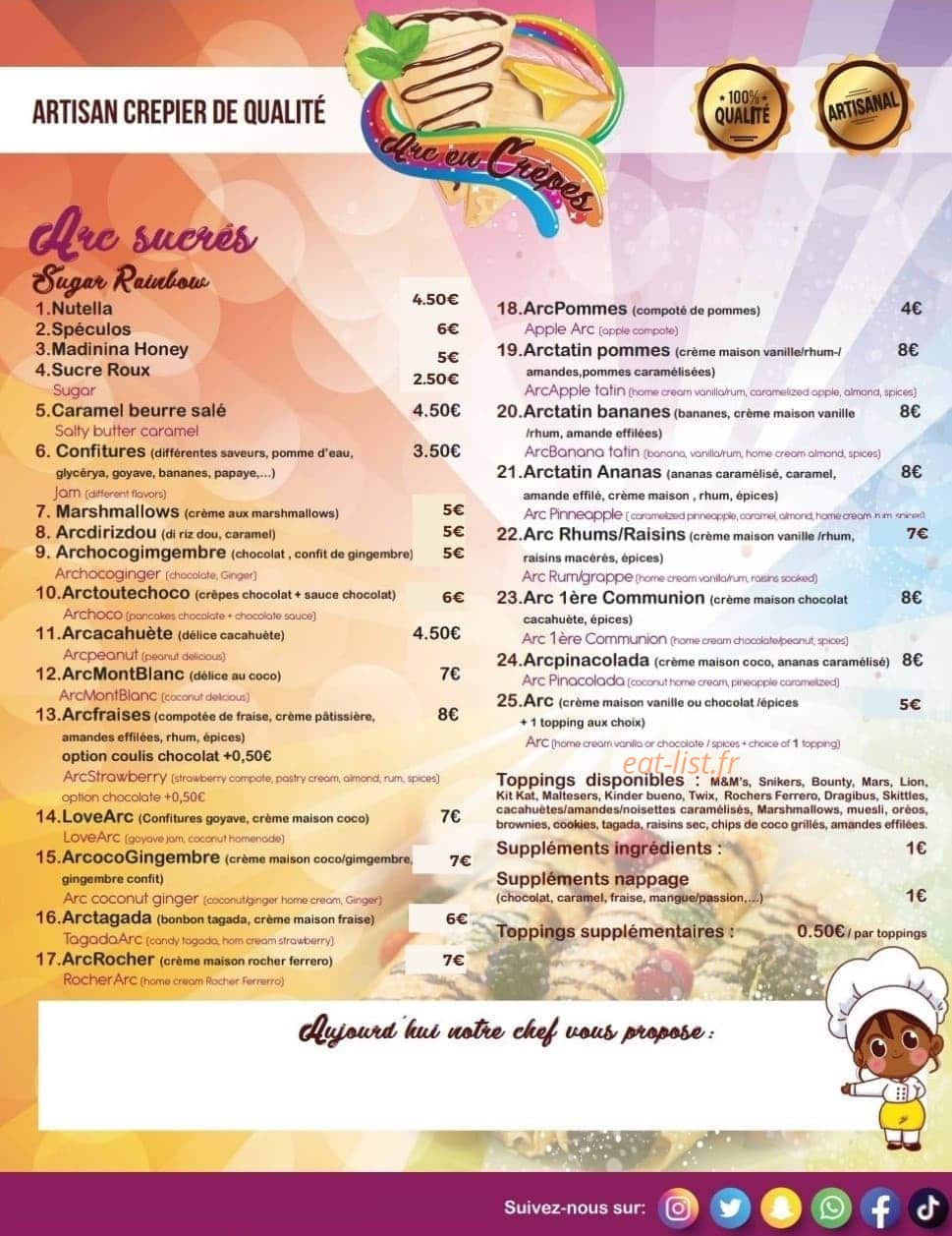 Arc-en-crêpes — carte page 2
