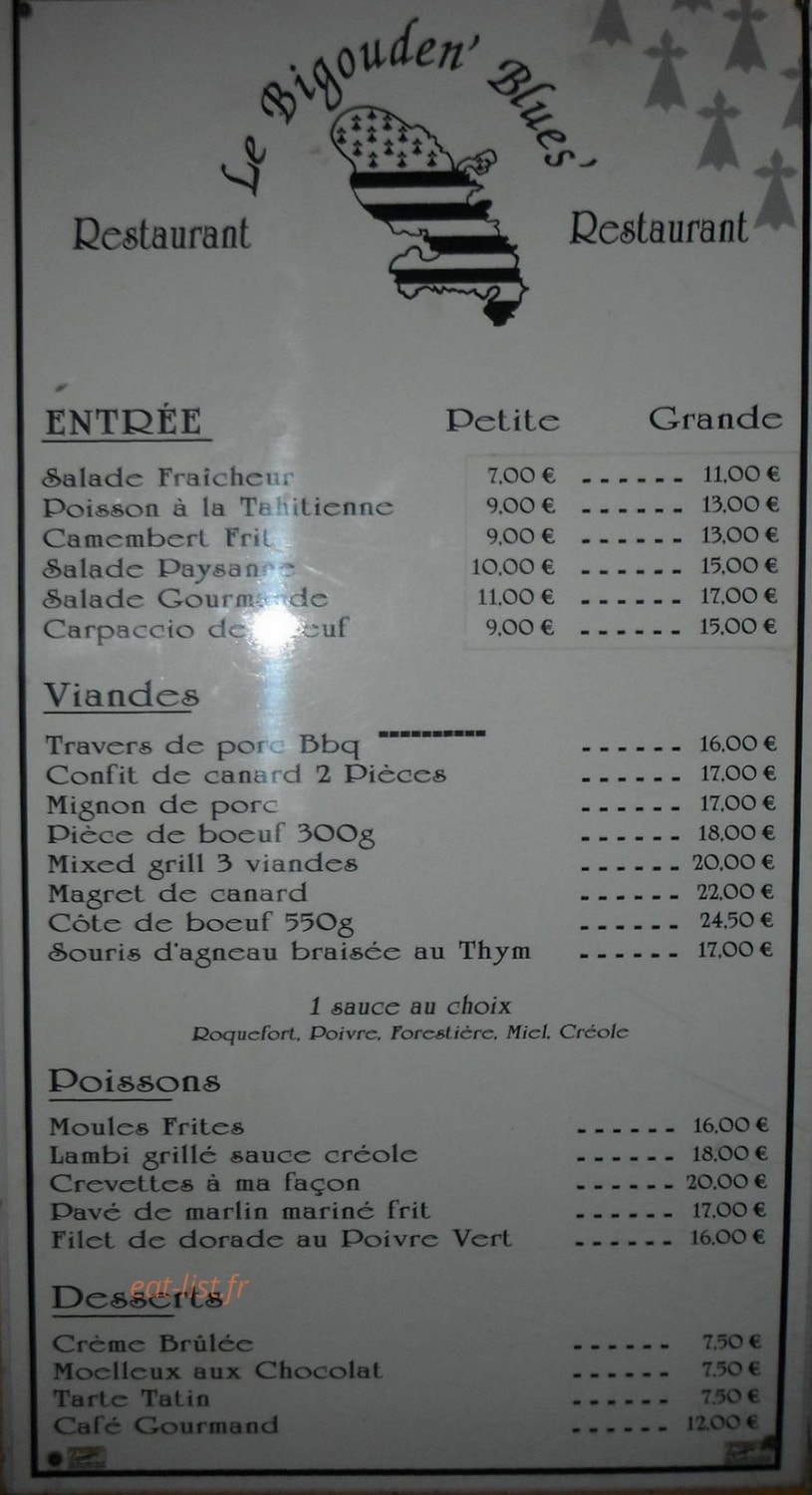 Le bigouden blues — carte page 1