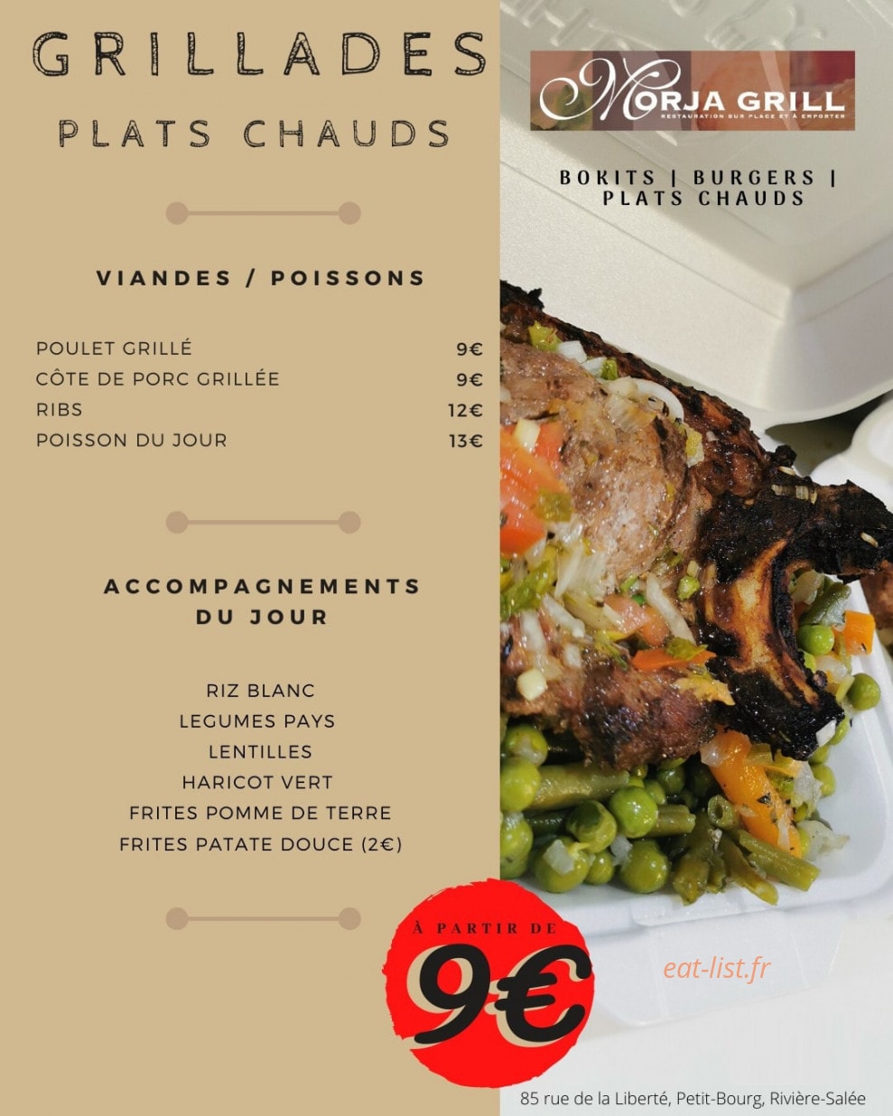 Morja Grill — carte page 3