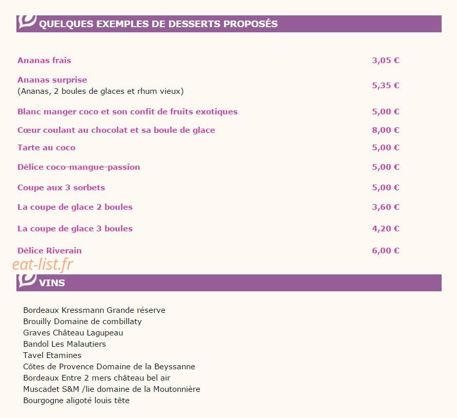 Tante Arlette — carte page 2