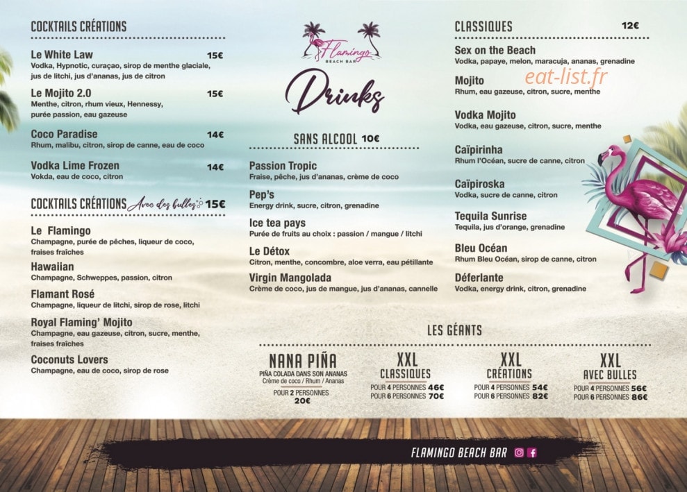 Flamingo — carte page 4