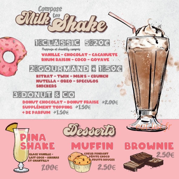 Madin Food — carte page 3
