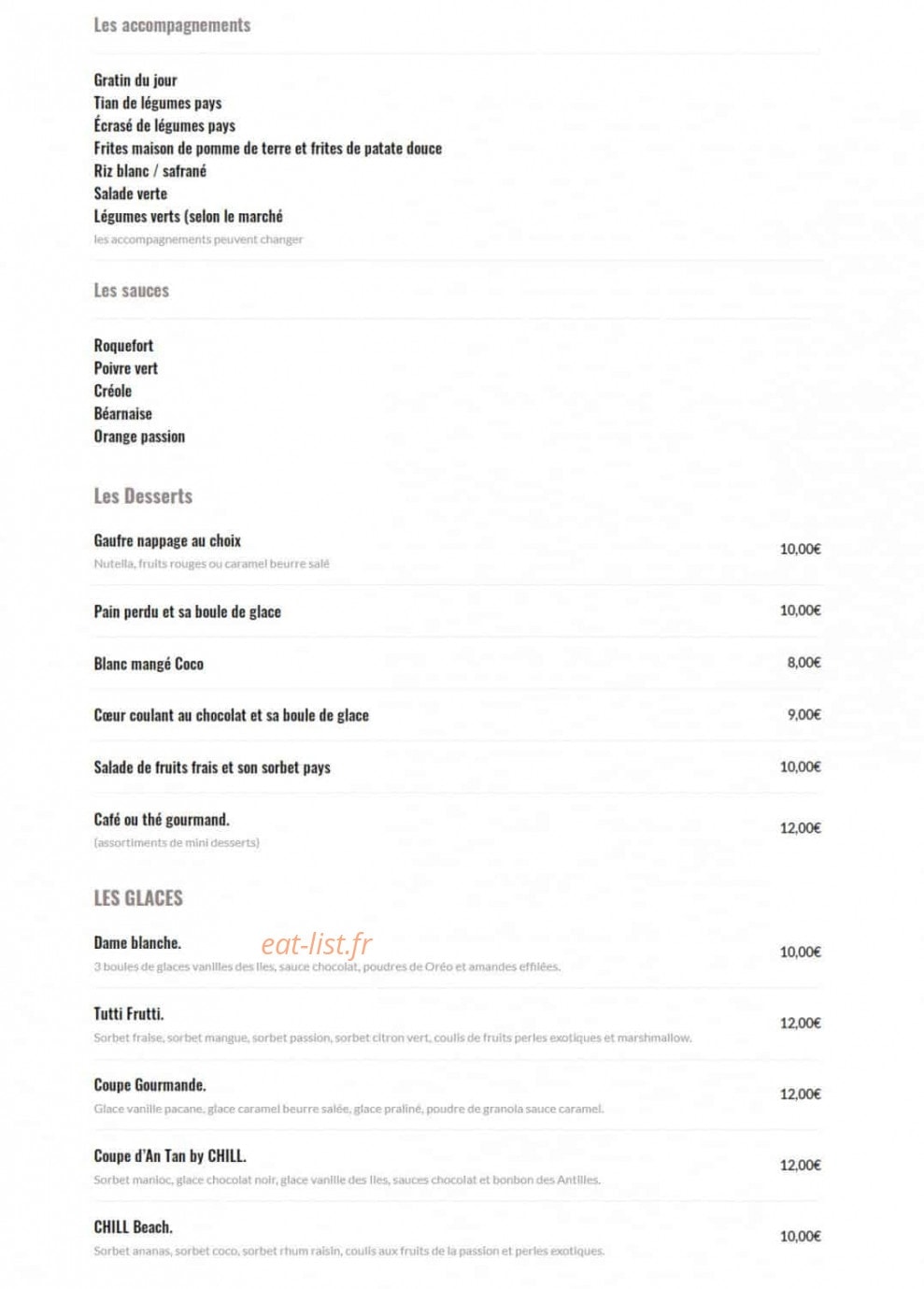 Chill — carte page 3