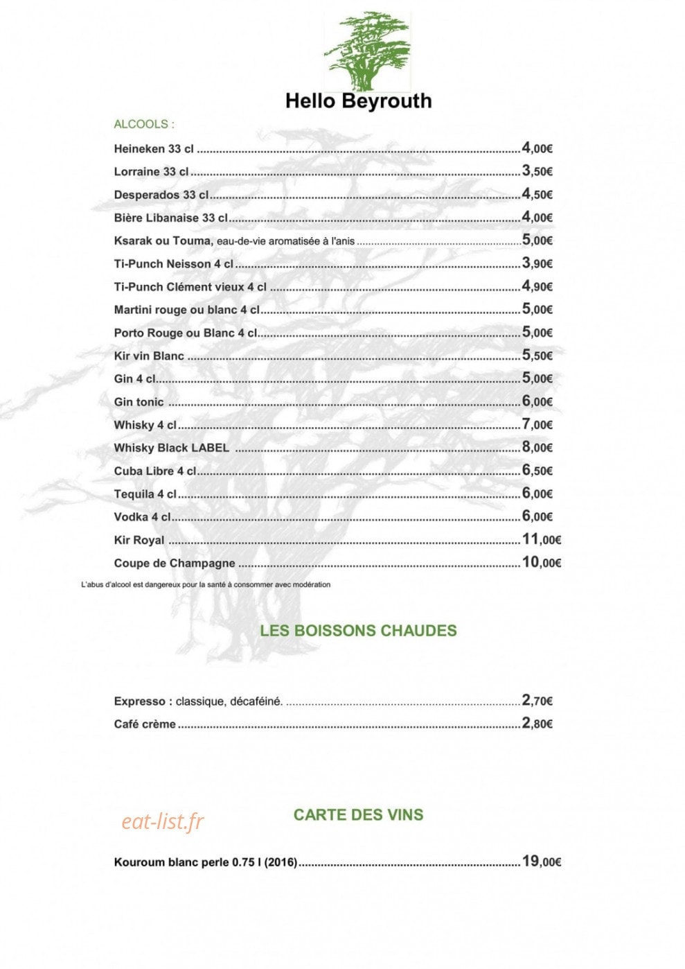 Hello Beyrouth — carte page 5