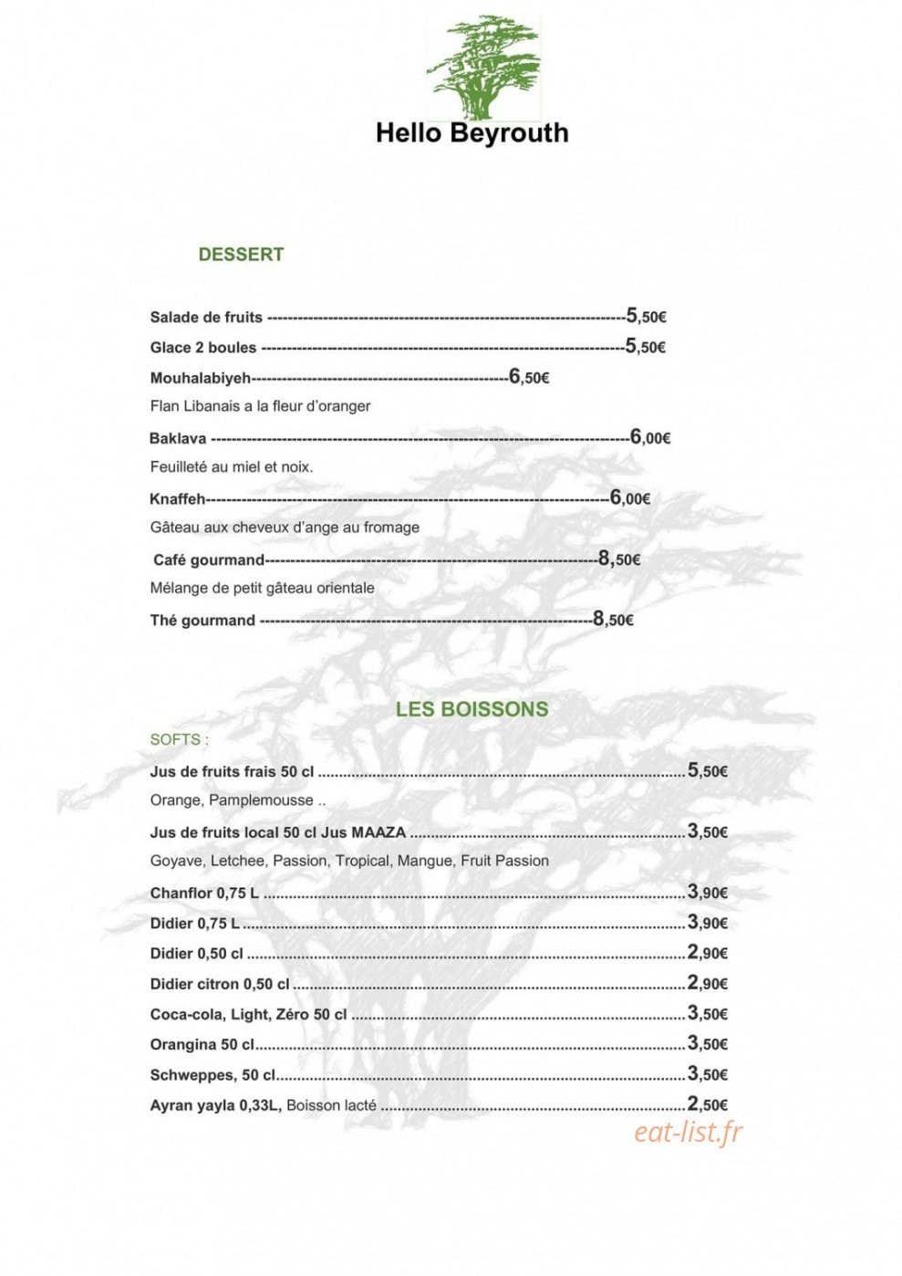 Hello Beyrouth — carte page 4