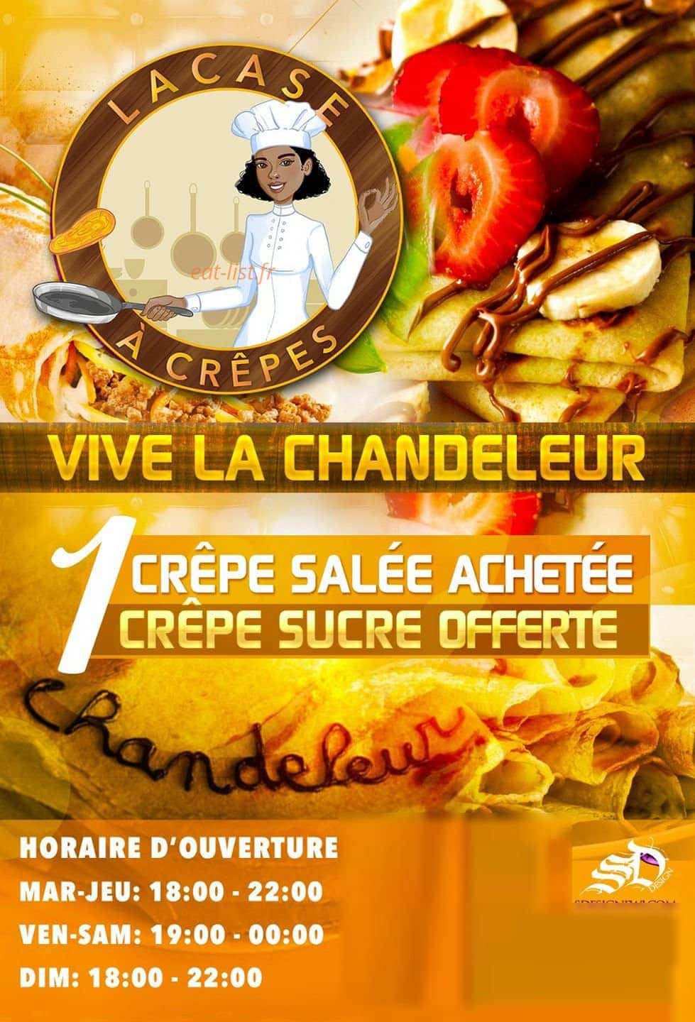 La case à Crêpes — carte page 1