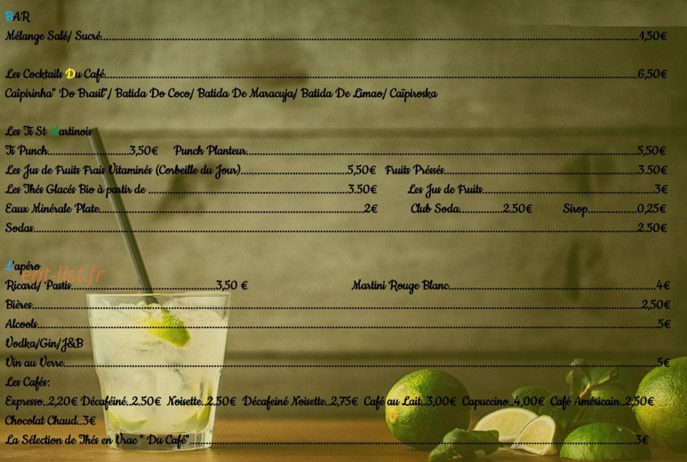 Café Do Brasil — carte page 2