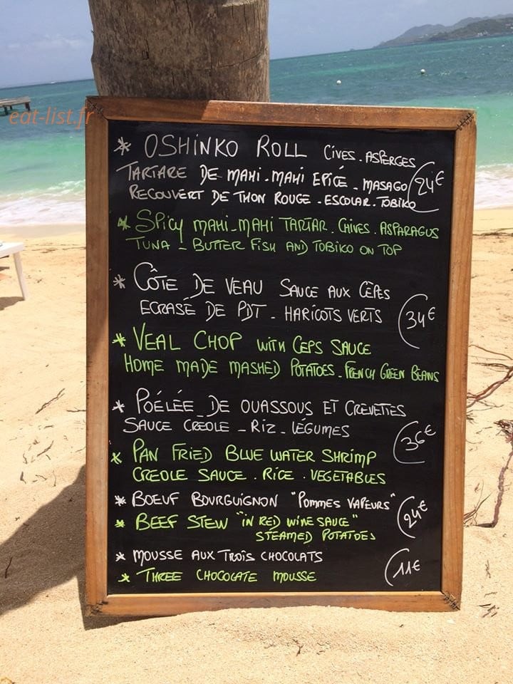 Dreams Beach — carte page 1