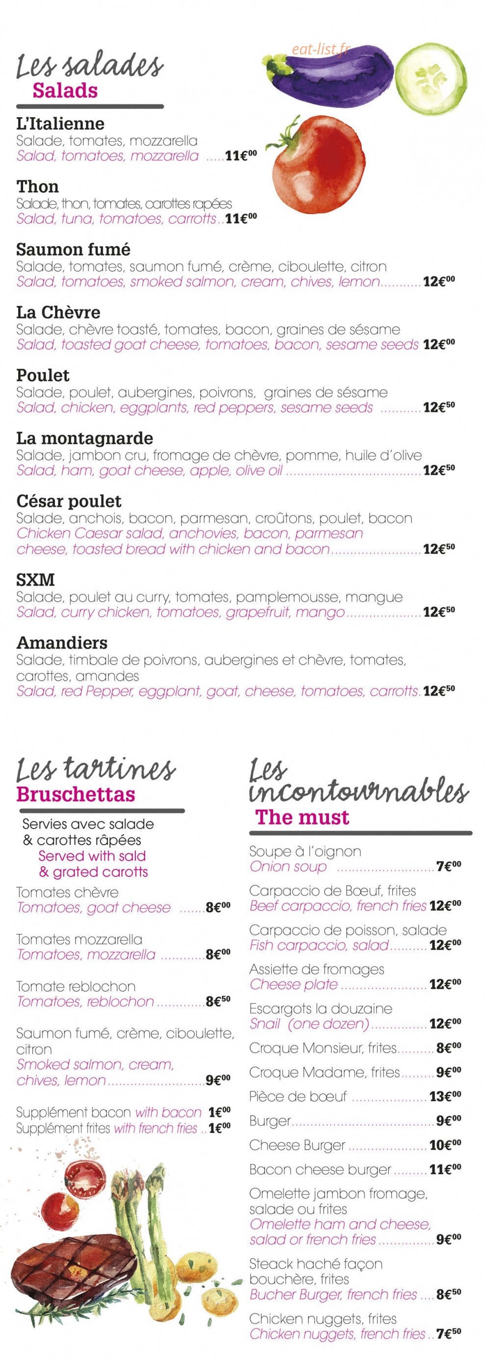 Les Amandiers — carte page 2
