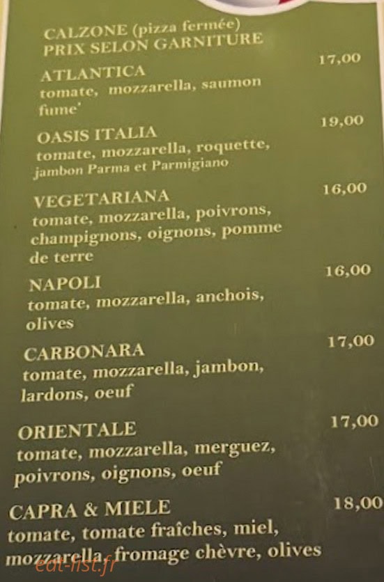 Oasis Italia — carte page 2