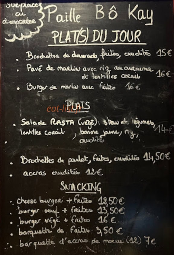 Paille Bô kay — carte page 1