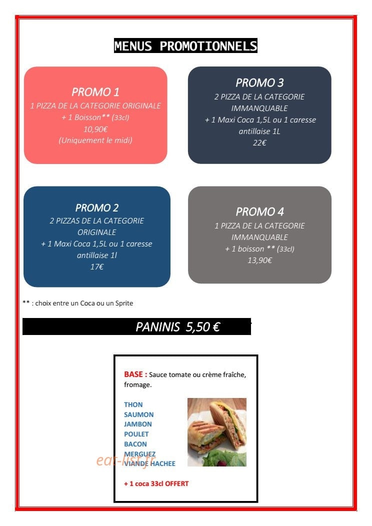 Poirier Resto — carte page 2