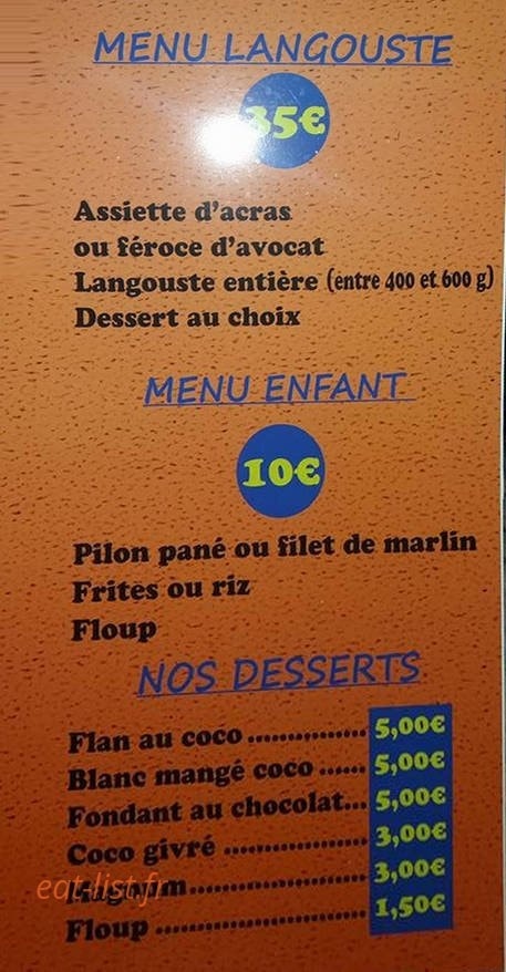 Sainte Luce Paradise — carte page 8
