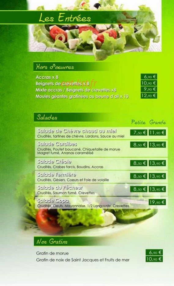 Copacabana — carte page 1