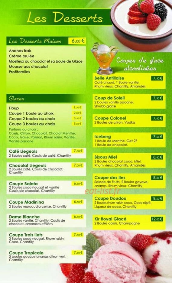 Copacabana — carte page 6