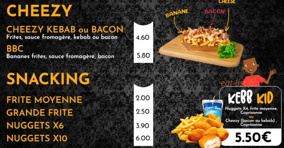 Klass Kebab — carte page 2