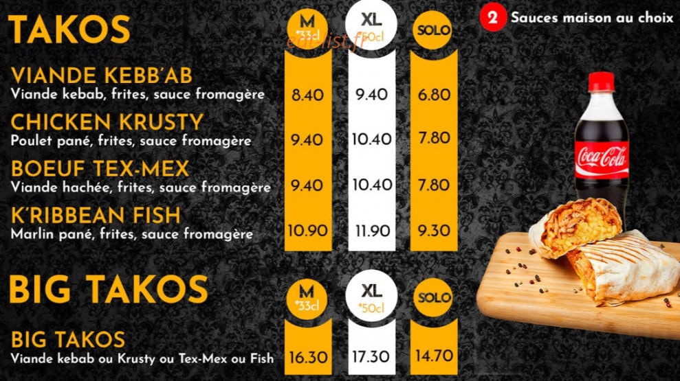 Klass Kebab — carte page 5