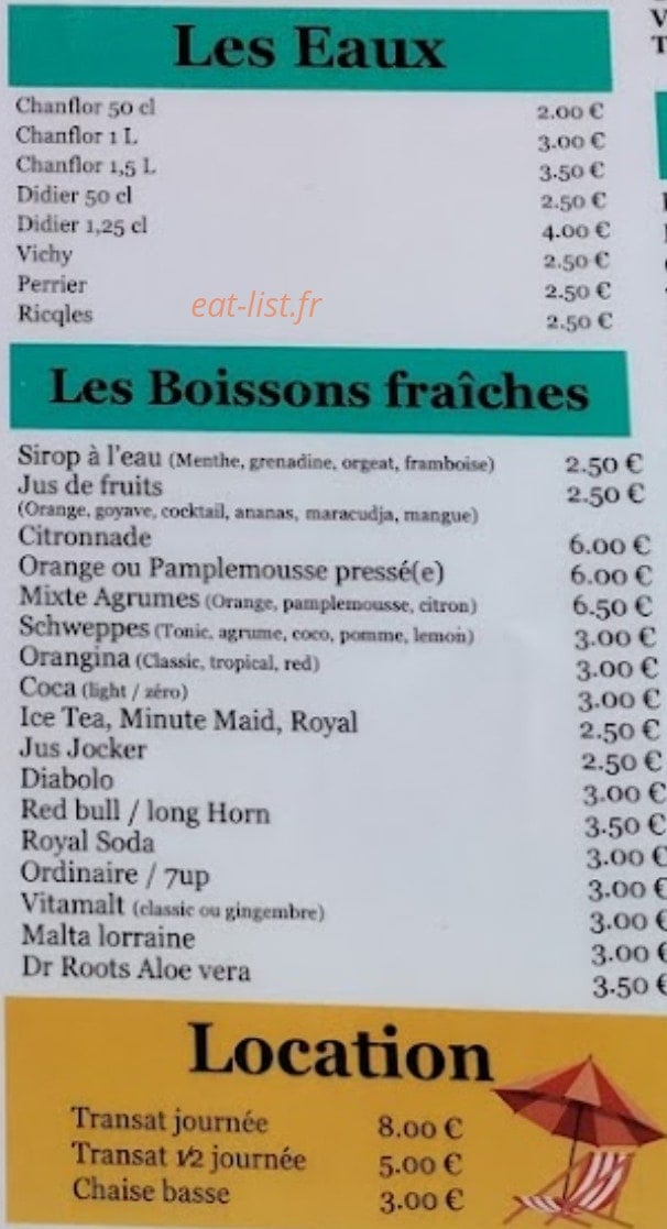 La case à glace — carte page 6