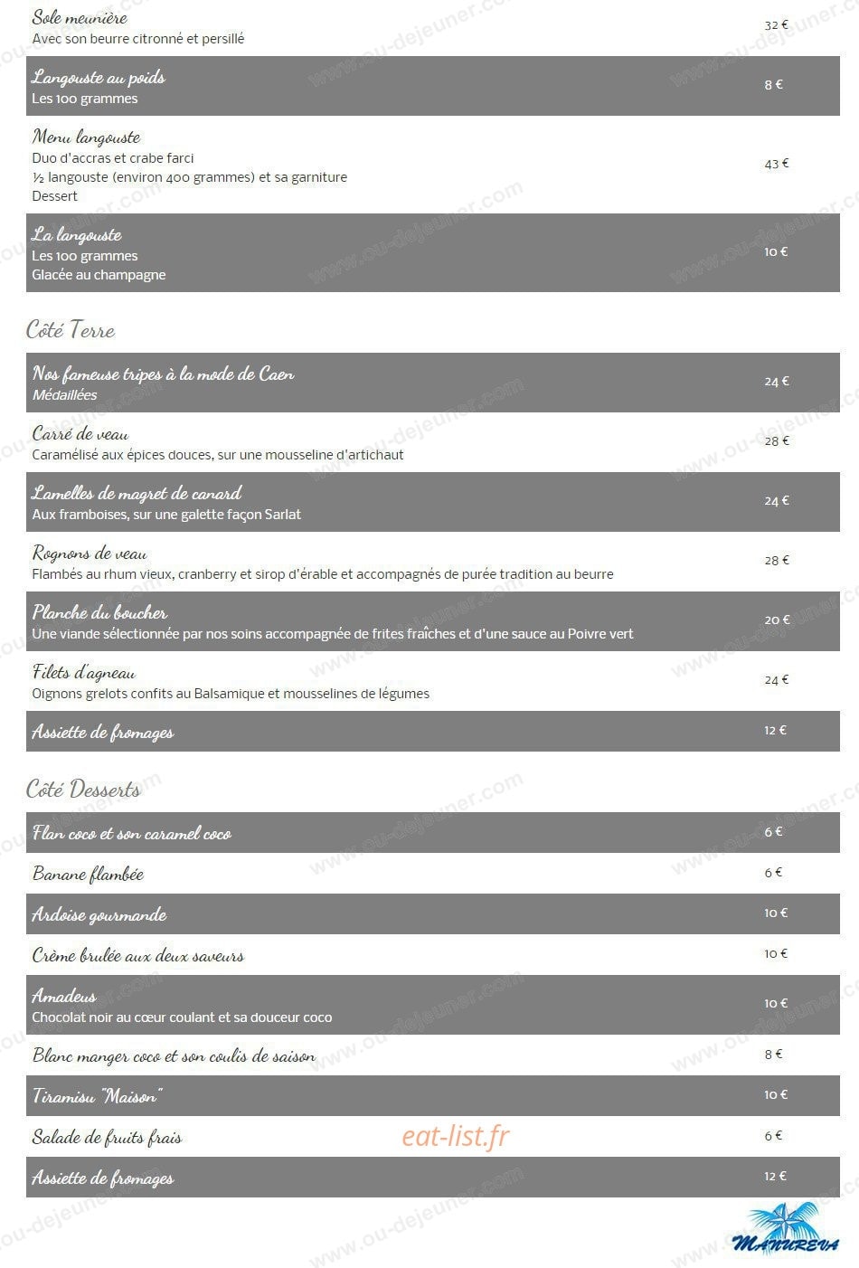 Manureva — carte page 11